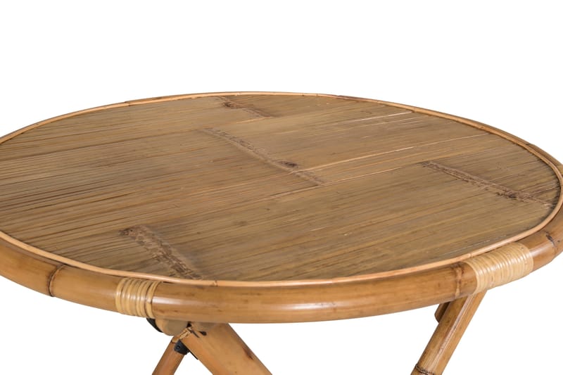 CANE Cafébord Rund 80 cm Brun - Venture Home - Cafebord