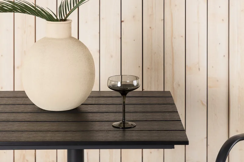 Colorado Cafébord Utomhus 70 cm Aluminium - Svart - Utemöbler - Trädgårdsbord & Utebord - Cafebord