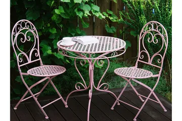 Courville Trädgårdsbord - Rosa - Utemöbler - Trädgårdsbord & Utebord - Cafebord