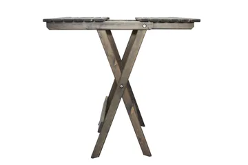 Edilma Hopfällbart Klappbord Cafébord och Utebord 65 cm Furu - Grå - Utemöbler - Trädgårdsbord & Utebord - Cafebord