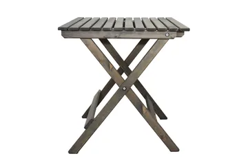 Edilma Hopfällbart Klappbord Cafébord och Utebord 65 cm Furu - Grå - Utemöbler - Trädgårdsbord & Utebord - Cafebord