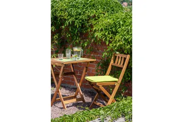 Finlay Hopfällbart Cafébord och Kaffebord 60 cm Trä Akacia - Ljusbrun - Utemöbler - Trädgårdsbord & Utebord - Cafebord