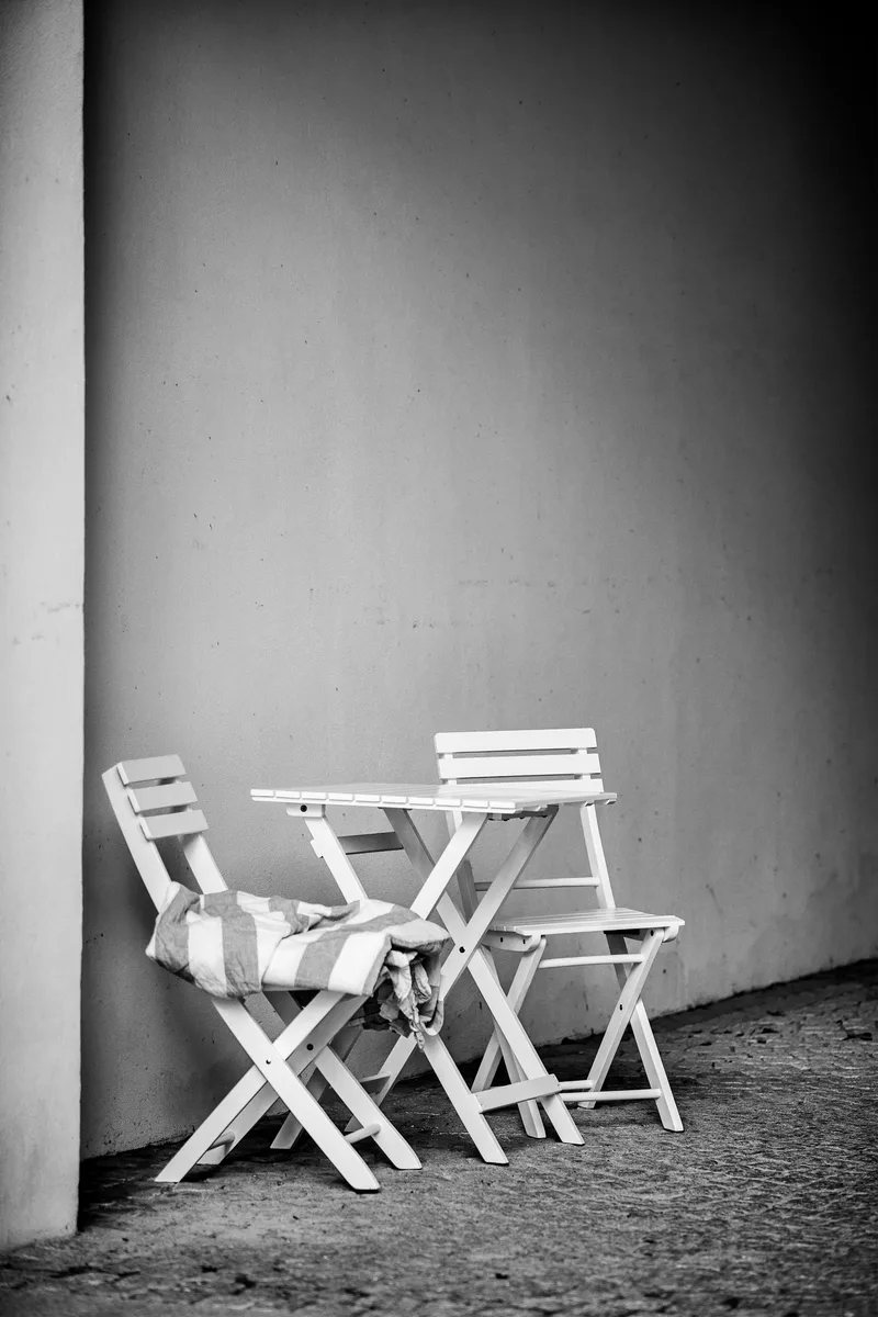 Cafébord Hillerstorp Åre Vit 58 x 58 cm - Vit - Utemöbler - Trädgårdsbord & Utebord - Cafebord