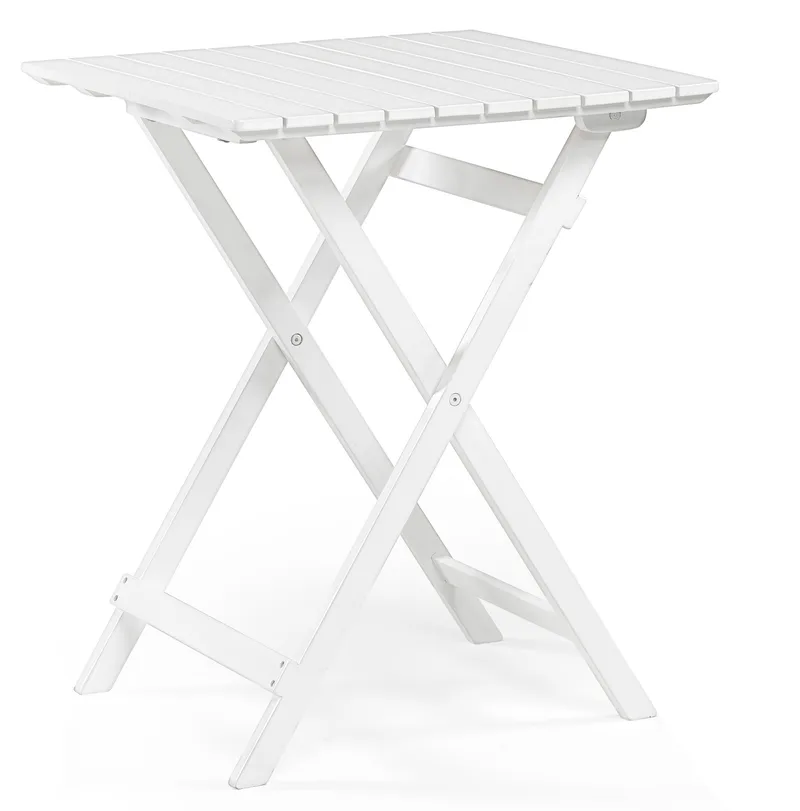 Cafébord Hillerstorp Åre Vit 58 x 58 cm, Vit