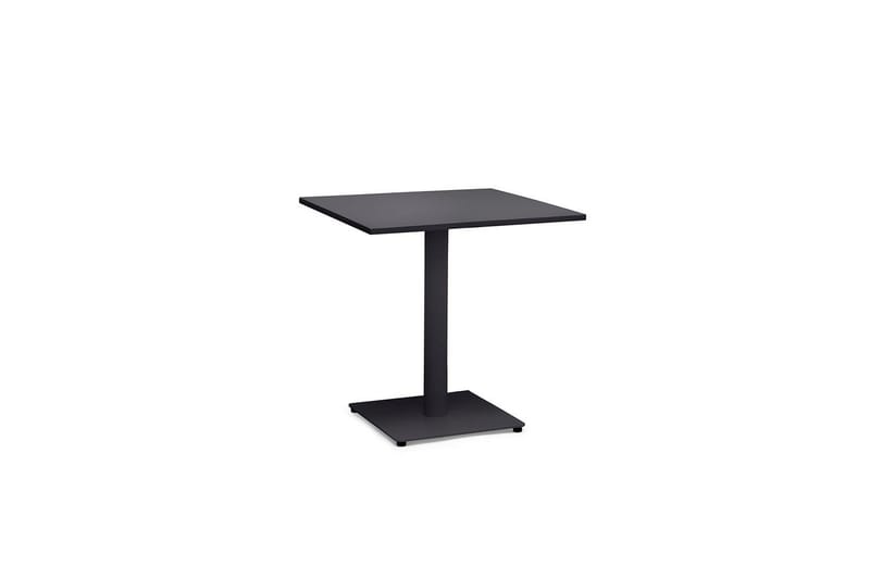 Cafébord Hillerstorp Näsby 70 x 70 cm Svart - Svart - Utemöbler - Trädgårdsbord & Utebord - Cafebord
