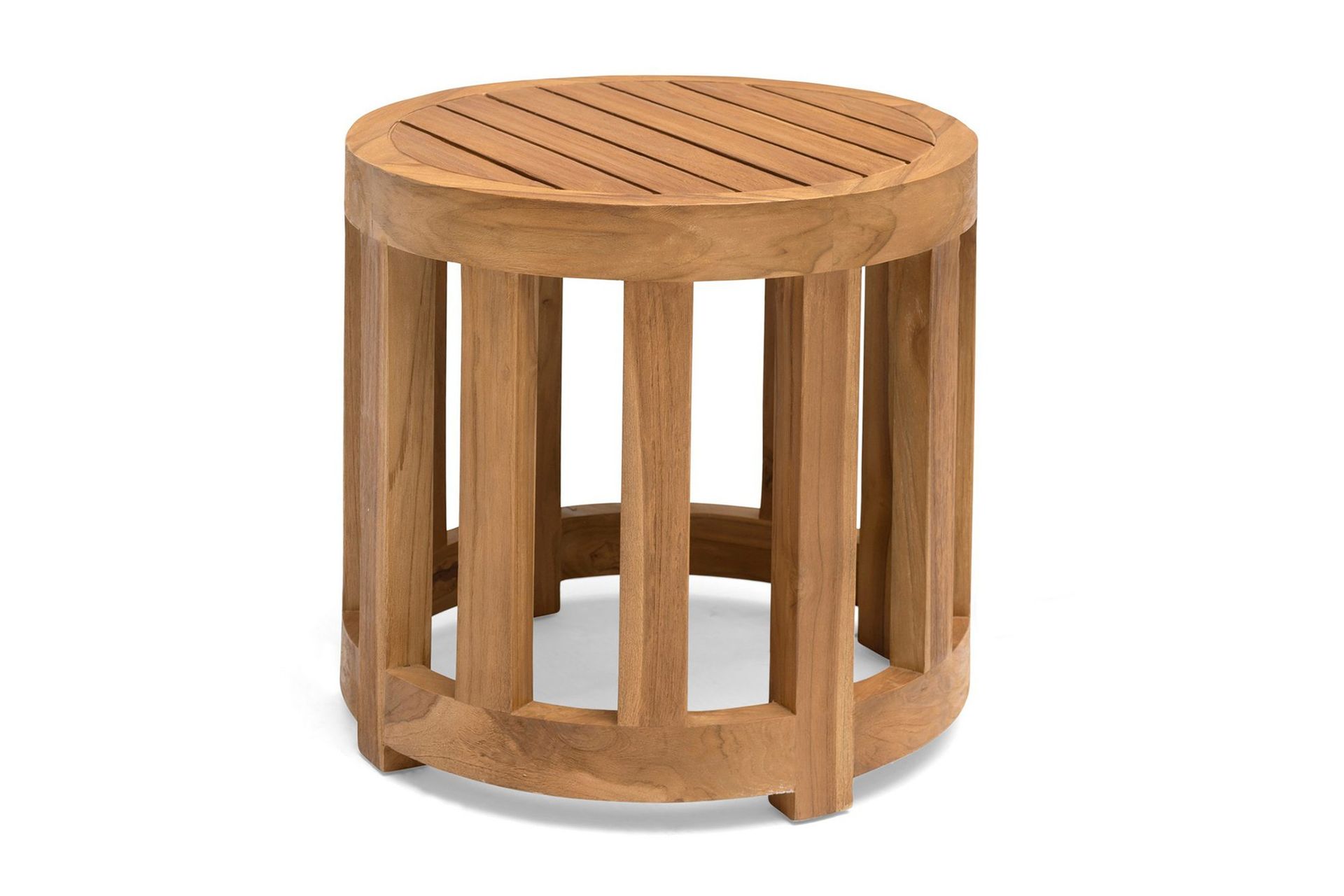 Himmelsn&auml;s Runt Sidobord och Blombord 50 cm Tr&auml; - Brun