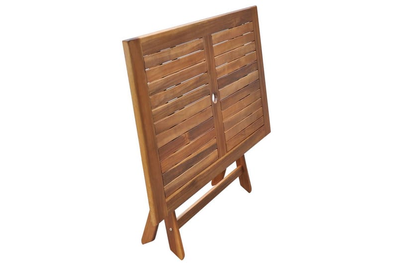 Hopfällbart trädgårdsbord 120x70x75 cm massivt akaciaträ - Brun - Utemöbler - Trädgårdsbord & Utebord - Cafebord