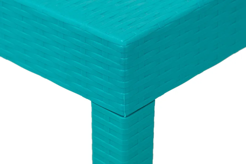 Nadia Bord 80x80 cm - Turkos - Utemöbler - Trädgårdsbord & Utebord - Cafebord