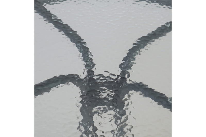 Runt Bistrobord Cafébord 60 cm Glas - Grå - Utemöbler - Trädgårdsbord & Utebord - Cafebord