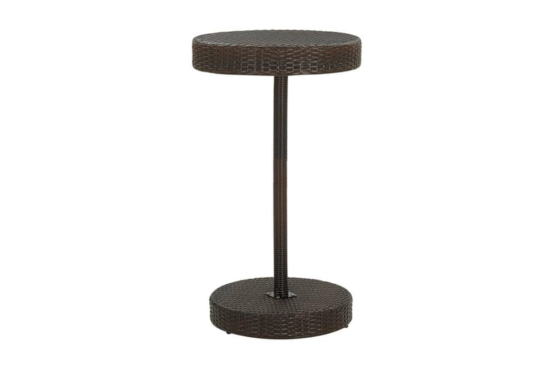 Trädgårdsbord brun 60,5x106 cm konstrotting - Brun - Utemöbler - Trädgårdsbord & Utebord - Matbord ute