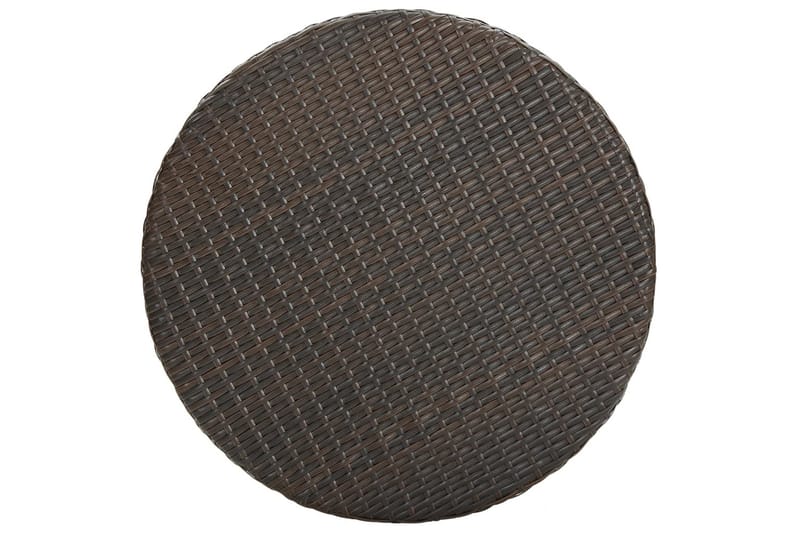 Trädgårdsbord brun 60,5x106 cm konstrotting - Brun - Utemöbler - Trädgårdsbord & Utebord - Matbord ute