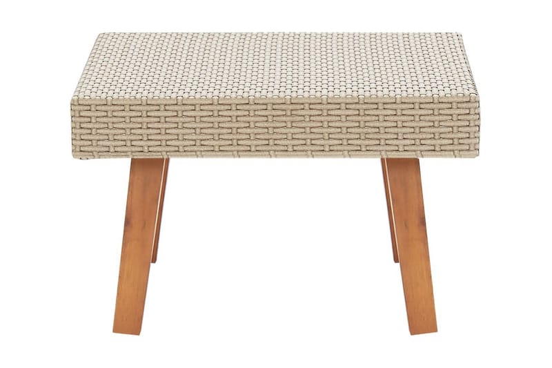 Trädgårdsbord konstrotting beige - Beige - Utemöbler - Trädgårdsbord & Utebord - Cafebord
