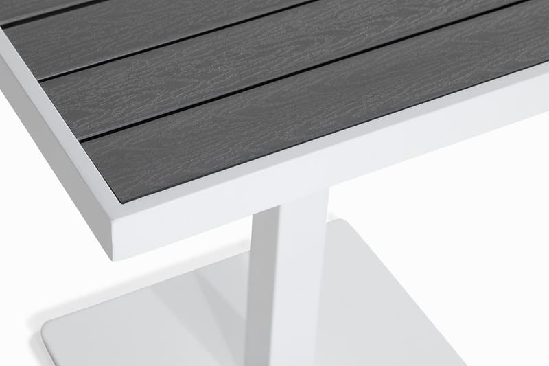 Tunis Cafébord och Bistrobord Utomhus 70x70 - Vit/Grå - Utemöbler - Trädgårdsbord & Utebord - Cafebord