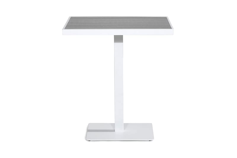 Tunis Cafébord och Bistrobord Utomhus 70x70 - Vit/Grå - Utemöbler - Trädgårdsbord & Utebord - Cafebord