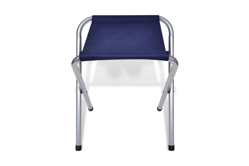 Campingbord med 4 pallar set Aluminium 120x60 cm - Vit - Utemöbler - Trädgårdsbord & Utebord - Campingbord