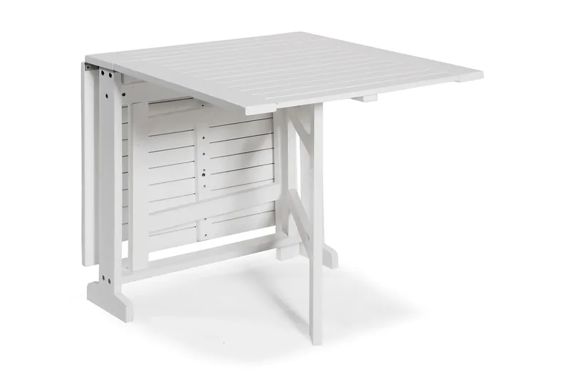 HILLERSTORP ÅRE Slagbord 70x20/80/140 cm Vit Akacia