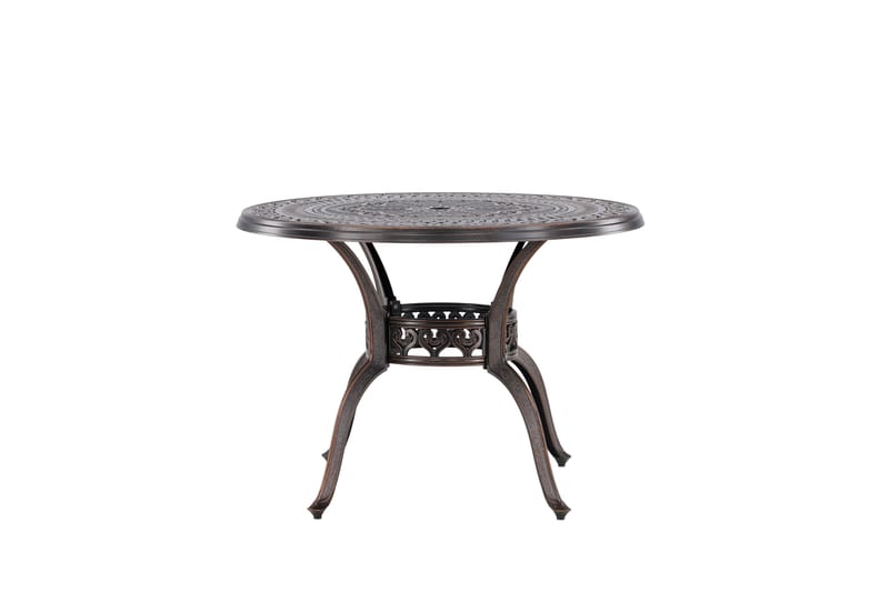 Coimbra Cafébord 100 cm - Brun - Utemöbler - Trädgårdsbord & Utebord - Cafebord