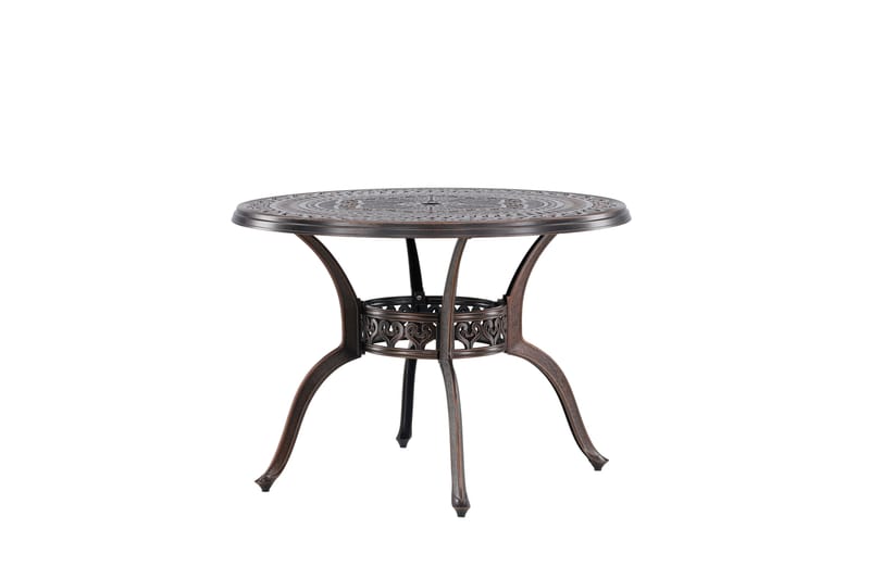 Coimbra Cafébord 100 cm - Brun - Utemöbler - Trädgårdsbord & Utebord - Cafebord