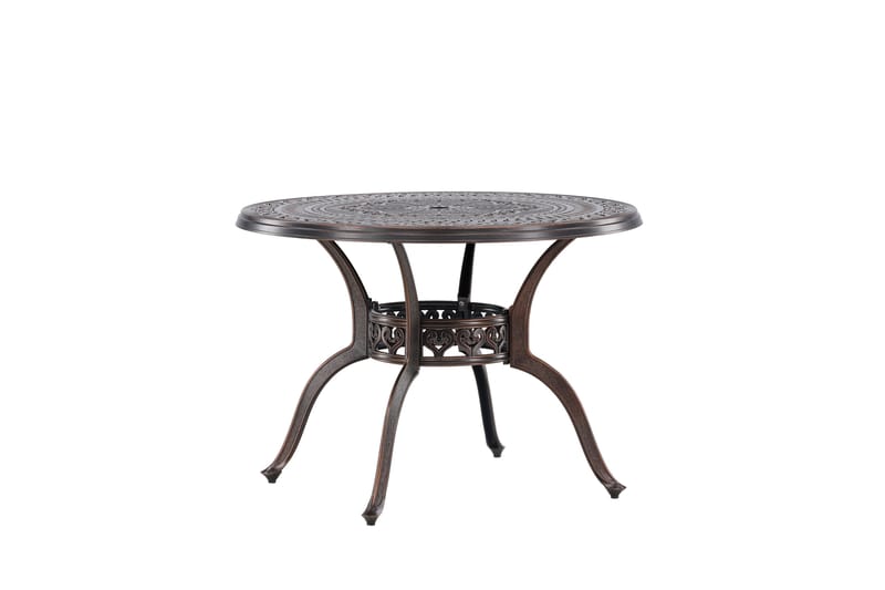 Coimbra Cafébord 100 cm - Brun - Utemöbler - Trädgårdsbord & Utebord - Cafebord