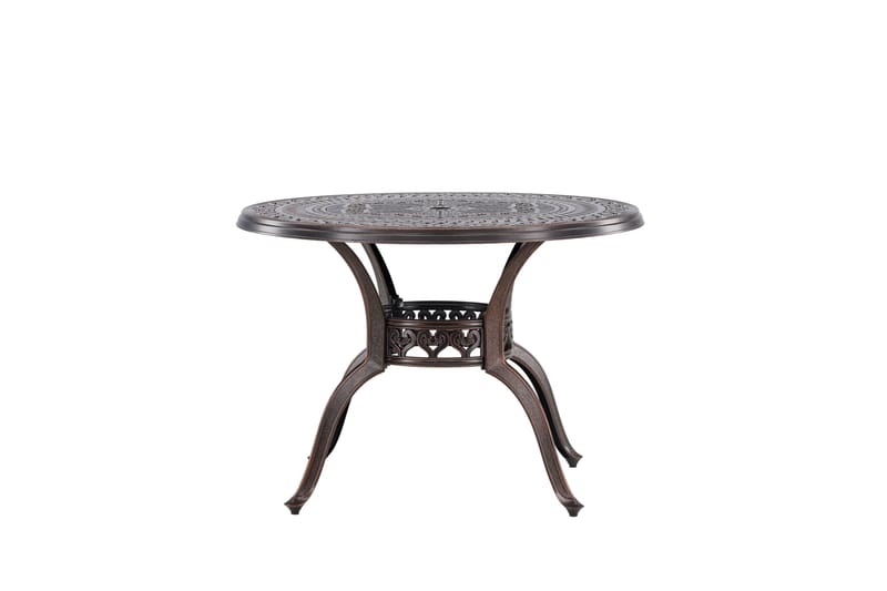 Coimbra Cafébord 100 cm - Brun - Utemöbler - Trädgårdsbord & Utebord - Cafebord