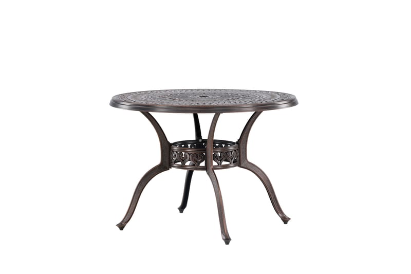 Coimbra Cafébord 100 cm - Brun - Utemöbler - Trädgårdsbord & Utebord - Cafebord