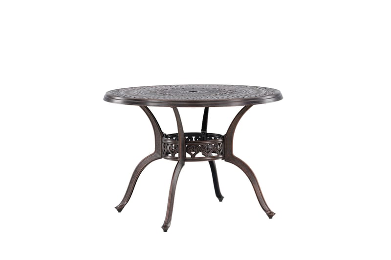 Coimbra Cafébord 100 cm - Brun - Utemöbler - Trädgårdsbord & Utebord - Cafebord