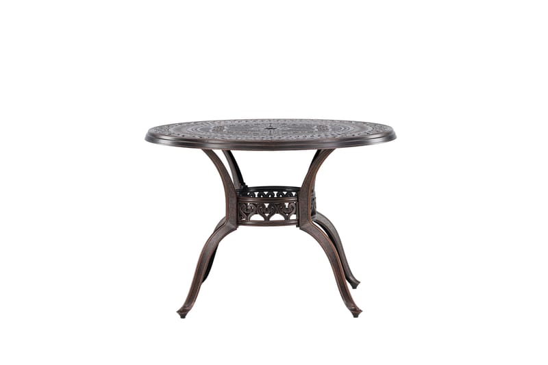 Coimbra Cafébord 100 cm - Brun - Utemöbler - Trädgårdsbord & Utebord - Cafebord