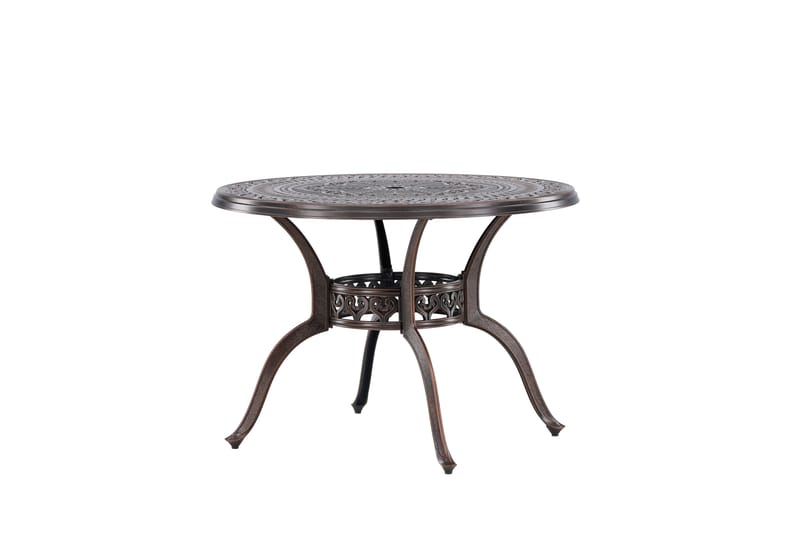 Coimbra Cafébord 100 cm - Brun - Utemöbler - Trädgårdsbord & Utebord - Cafebord