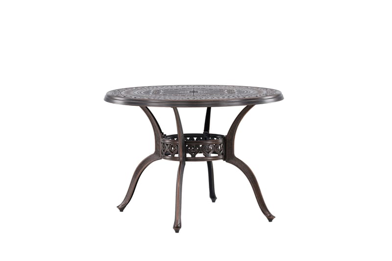 Coimbra Cafébord 100 cm - Brun - Utemöbler - Trädgårdsbord & Utebord - Cafebord