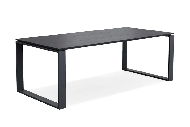 Devon Matbord utomhus 210x100 rektangulärt - Svart - Utemöbler - Trädgårdsbord & Utebord - Matbord ute
