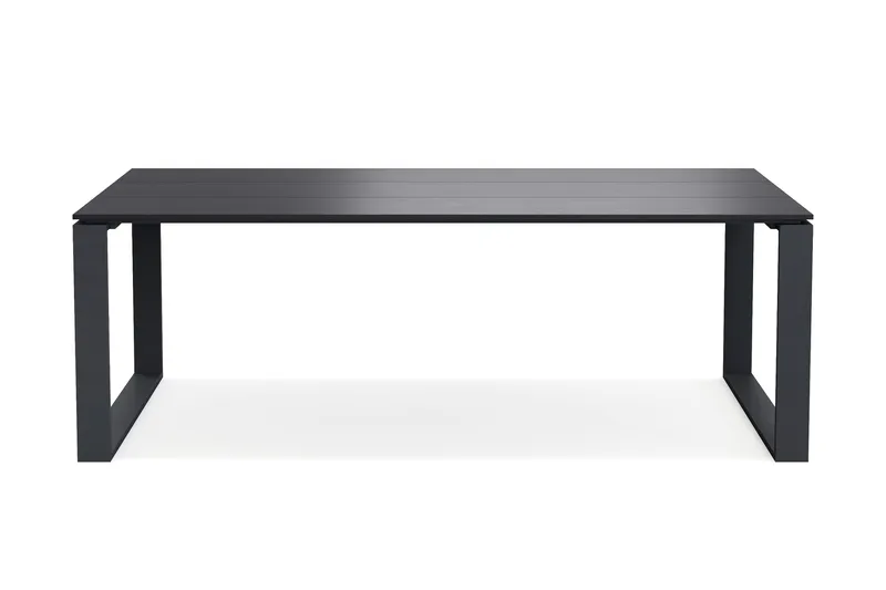 Devon Matbord utomhus 210x100 rektangulärt, Svart