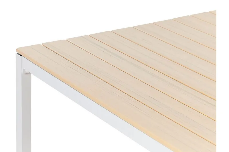 Edmundston Matbord Utomhus 95x95 cm - Beige/Vit - Utemöbler - Trädgårdsbord & Utebord - Matbord ute