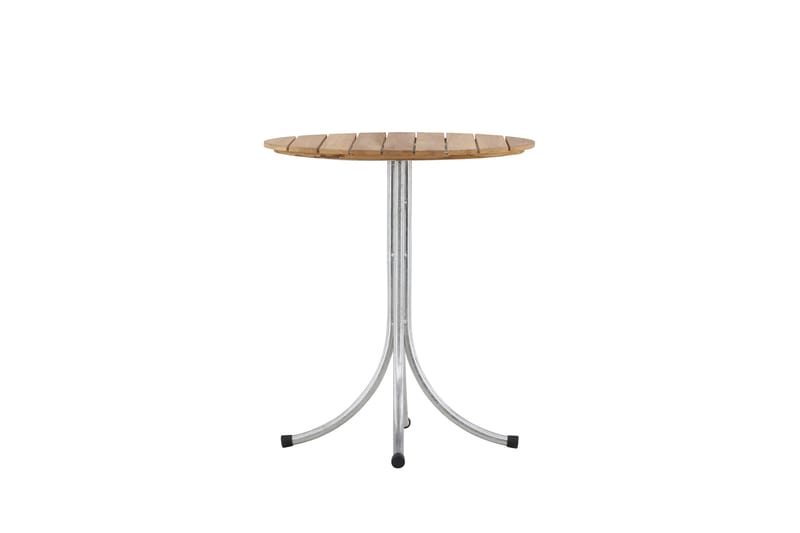 Holmsund Cafébord 65 cm - Natur/Silver - Utemöbler - Trädgårdsbord & Utebord - Cafebord