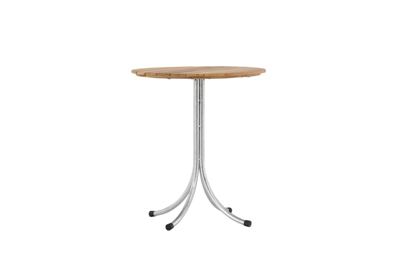 Holmsund Cafébord 65 cm - Natur/Silver - Utemöbler - Trädgårdsbord & Utebord - Cafebord