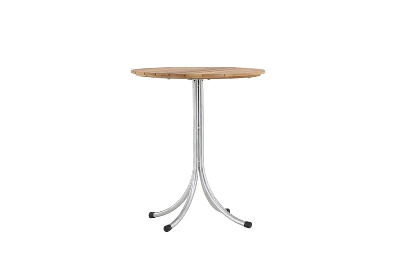 Holmsund Cafébord 65 cm - Natur/Silver - Utemöbler - Trädgårdsbord & Utebord - Cafebord