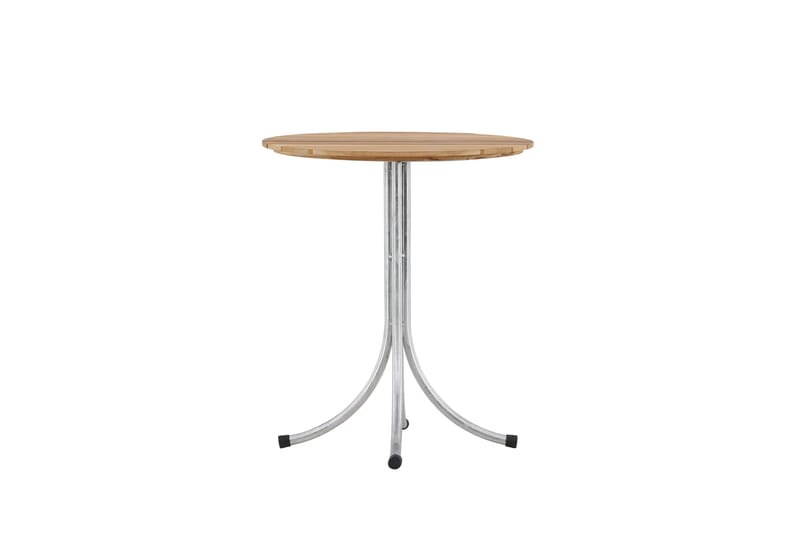 Holmsund Cafébord 65 cm - Natur/Silver - Utemöbler - Trädgårdsbord & Utebord - Cafebord
