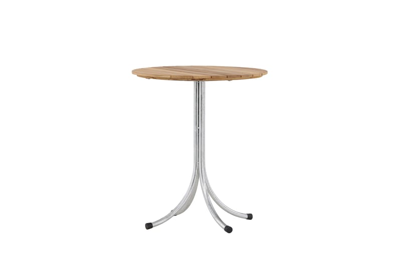 Holmsund Cafébord 65 cm - Natur/Silver - Utemöbler - Trädgårdsbord & Utebord - Cafebord