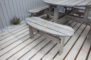 Frankfurt picknikbord - brun - Utemöbler - Trädgårdsbord & Utebord - Picknickbord