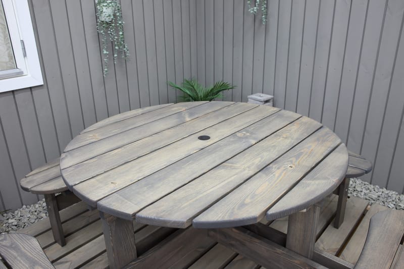 Frankfurt picknikbord - brun - Utemöbler - Trädgårdsbord & Utebord - Picknickbord