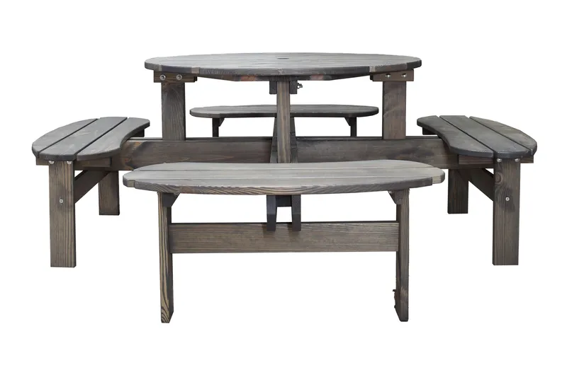 Frankfurt picknikbord - brun - Utemöbler - Trädgårdsbord & Utebord - Picknickbord