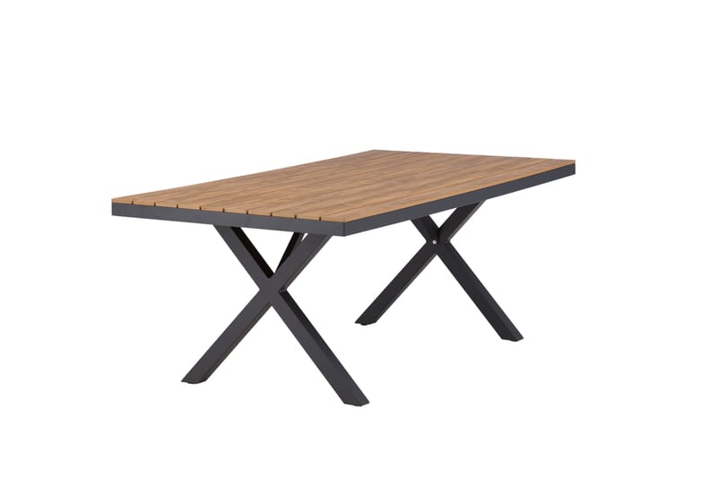 Garcia Matbord Utomhus 100x200 cm - Svart - Utemöbler - Trädgårdsbord & Utebord - Matbord ute