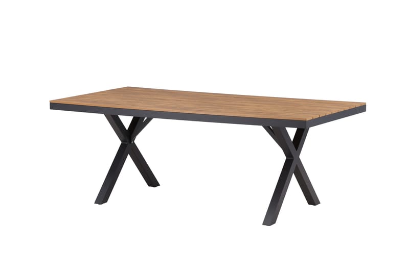 Garcia Matbord Utomhus 100x200 cm - Svart - Utemöbler - Trädgårdsbord & Utebord - Matbord ute