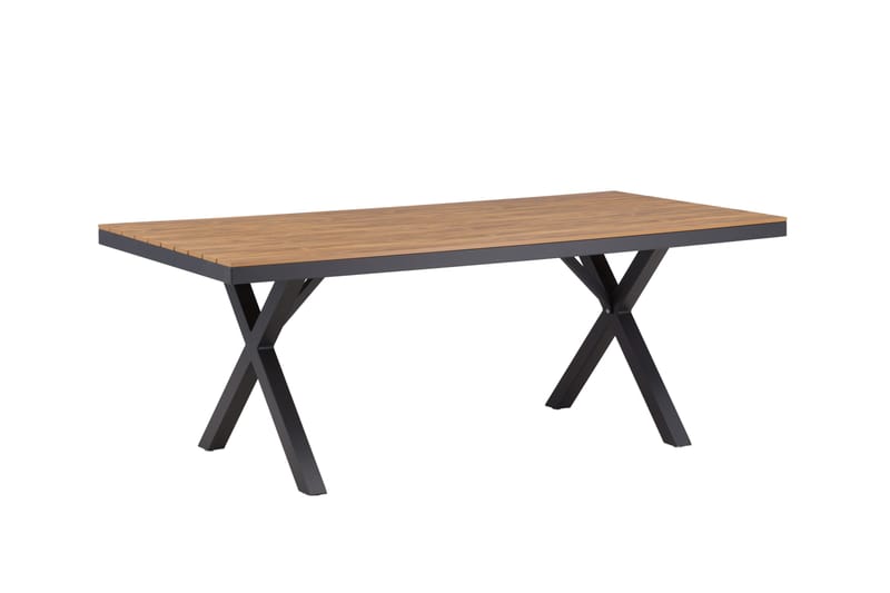 Garcia Matbord Utomhus 100x200 cm - Svart - Utemöbler - Trädgårdsbord & Utebord - Matbord ute