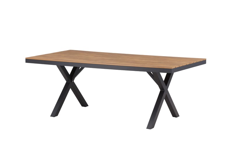 Garcia Matbord Utomhus 100x200 cm - Svart - Utemöbler - Trädgårdsbord & Utebord - Matbord ute