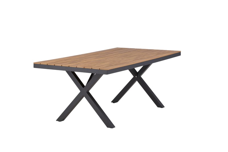 Garcia Matbord Utomhus 100x200 cm - Svart - Utemöbler - Trädgårdsbord & Utebord - Matbord ute