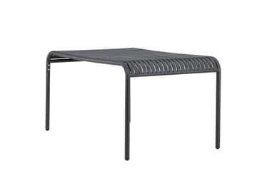 Gardeno Matbord Utomhus 90x150 cm utebord i aluminium - Svart - Utemöbler - Trädgårdsbord & Utebord - Matbord ute