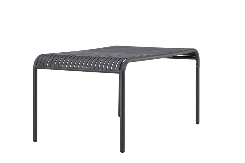 Gardeno Matbord Utomhus 90x150 cm utebord i aluminium - Svart - Utemöbler - Trädgårdsbord & Utebord - Matbord ute