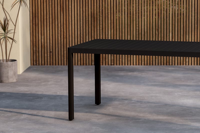 Giardini Matbord Utomhus 85x150 cm - Svart - Utemöbler - Trädgårdsbord & Utebord - Matbord ute