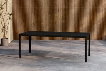 Giardini Matbord Utomhus 90x200 cm - Svart - Utemöbler - Trädgårdsbord & Utebord - Matbord ute