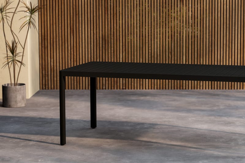 Giardini Matbord Utomhus 90x200 cm - Svart - Utemöbler - Trädgårdsbord & Utebord - Matbord ute